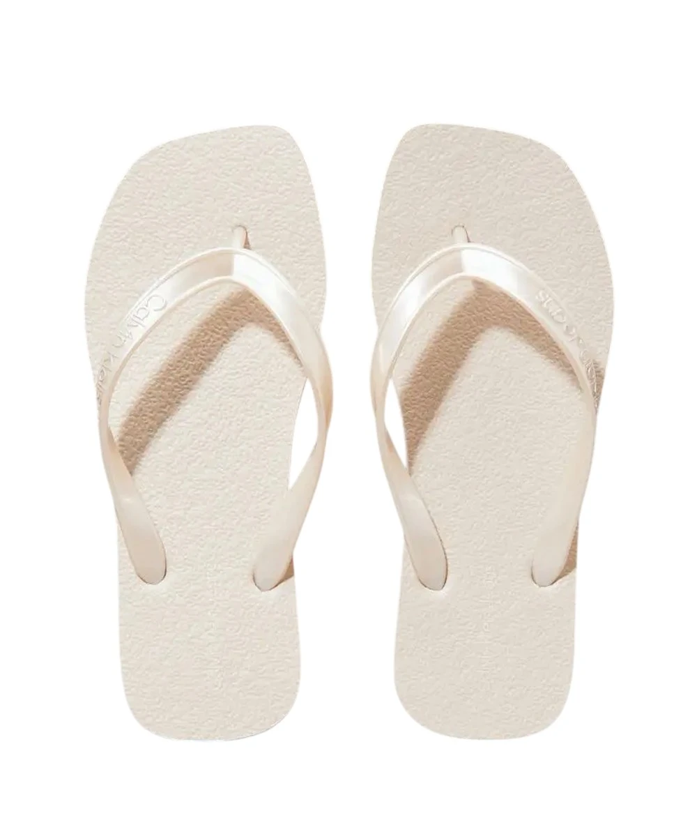 Calvin Klein Γυναικεία flip flops, με Τετράγωνη Μύτη 3