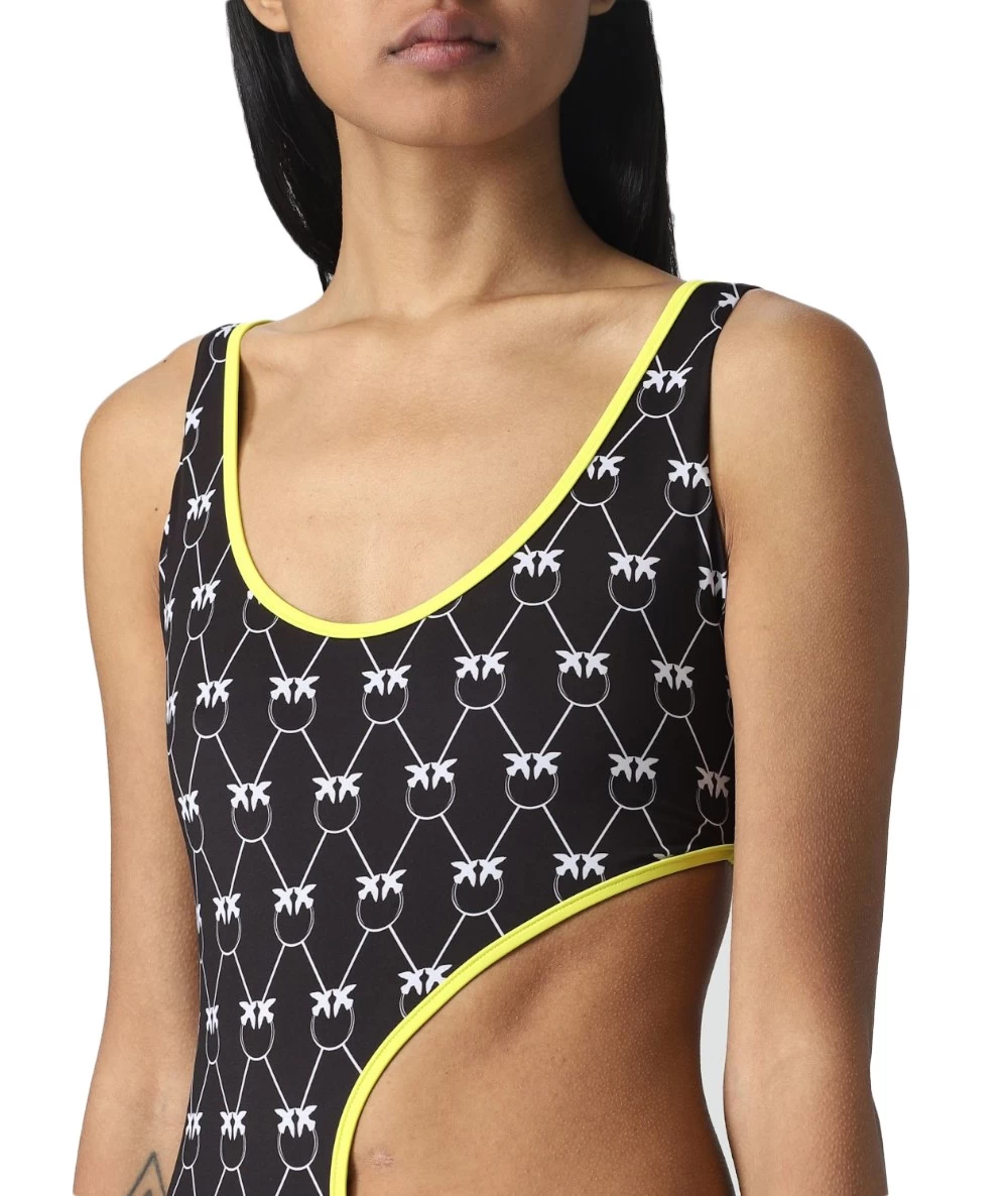 Pinko Γυναικείο Ολόσωμο Μαγιό Με Ασύμμετρη Σχεδίαση 2