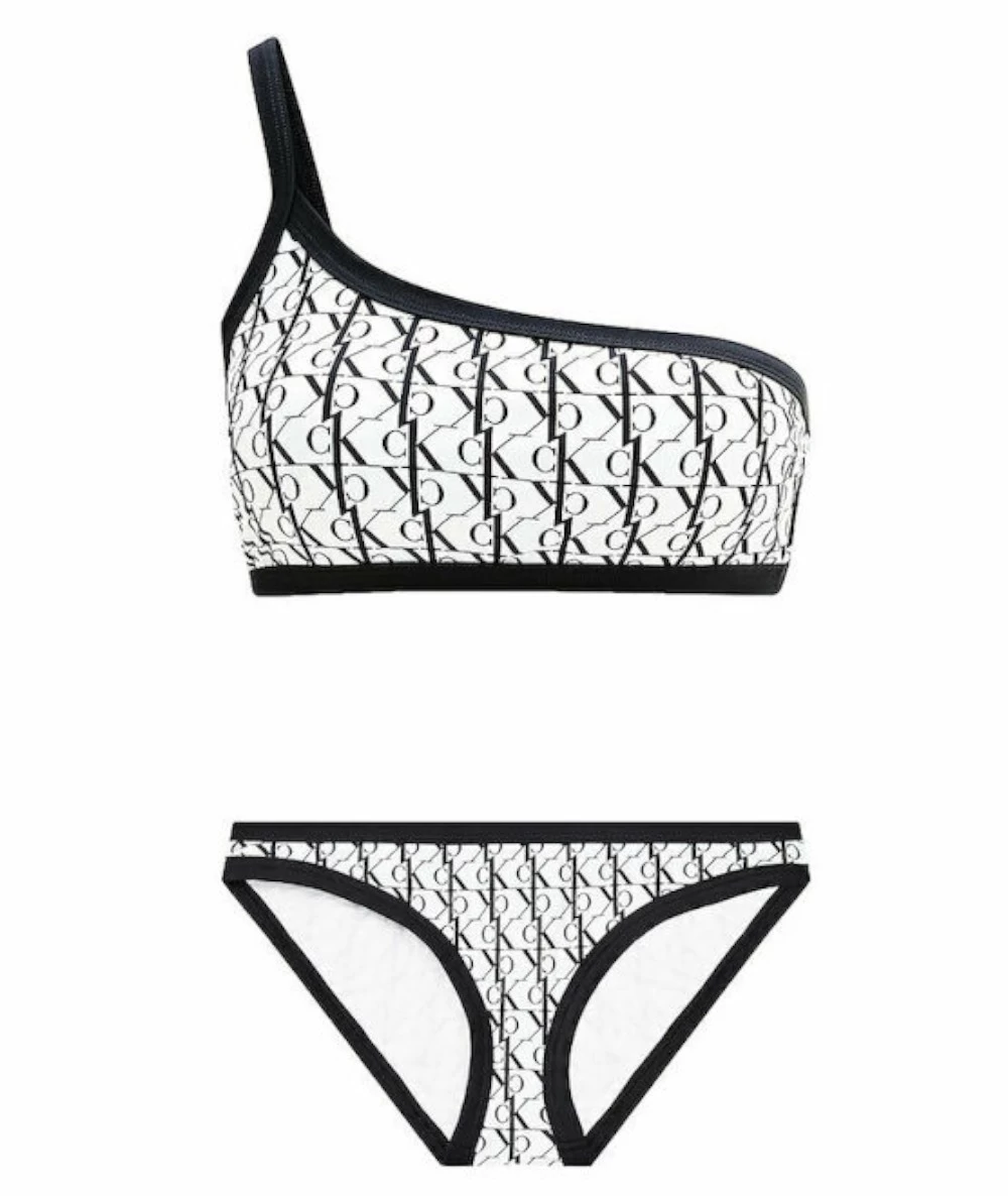 Calvin Klein Women Swimwear Set with one shoulder. 2