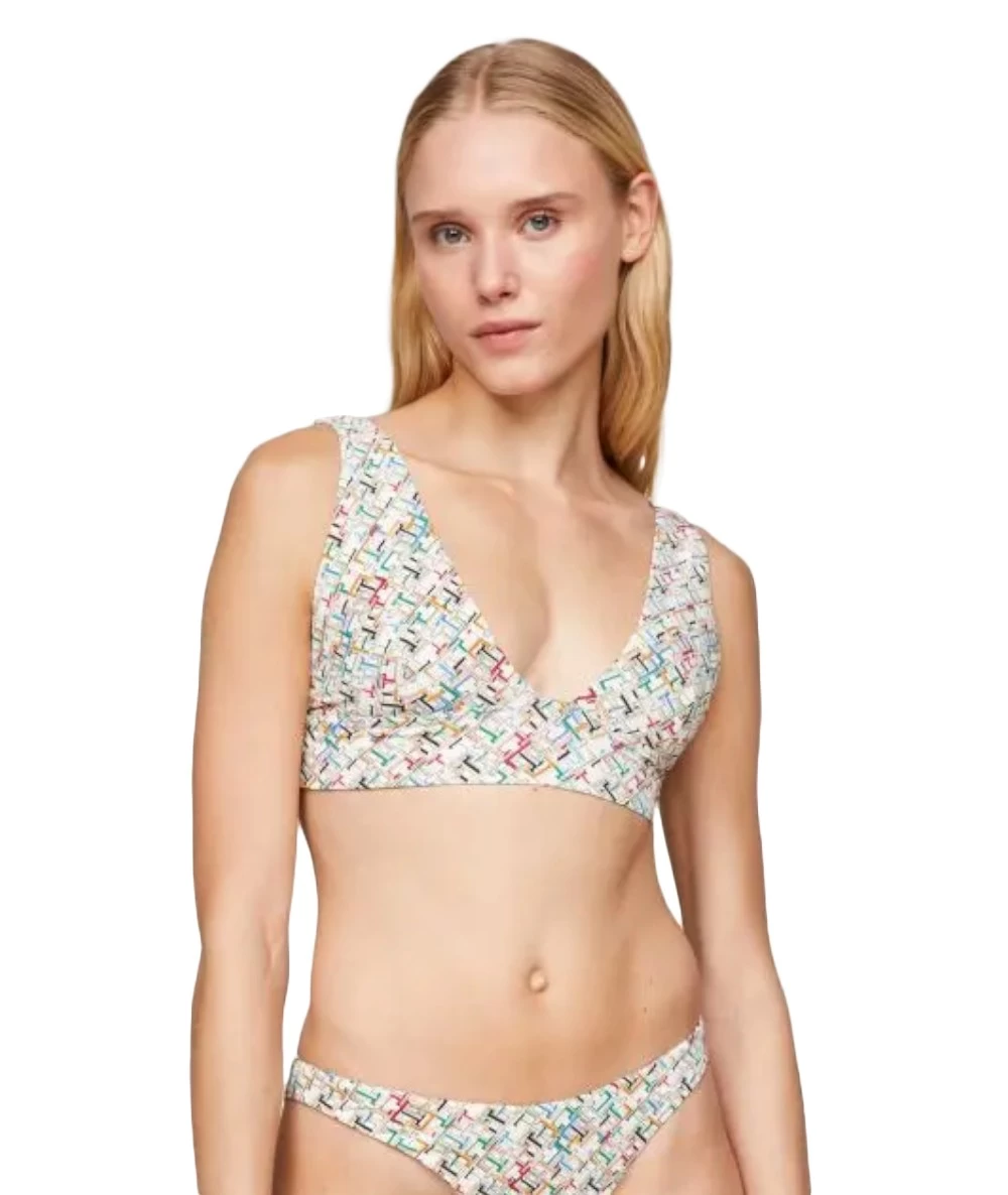 Tommy Hilfiger Γυναικείο Monogram Bikini Top Μαγιό. 2