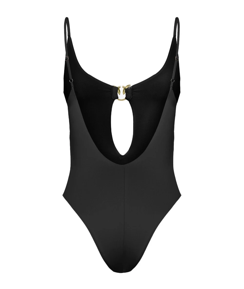 Pinko Γυναικείο Ολόσωμο Μαγιό Με Αγκράφα 5