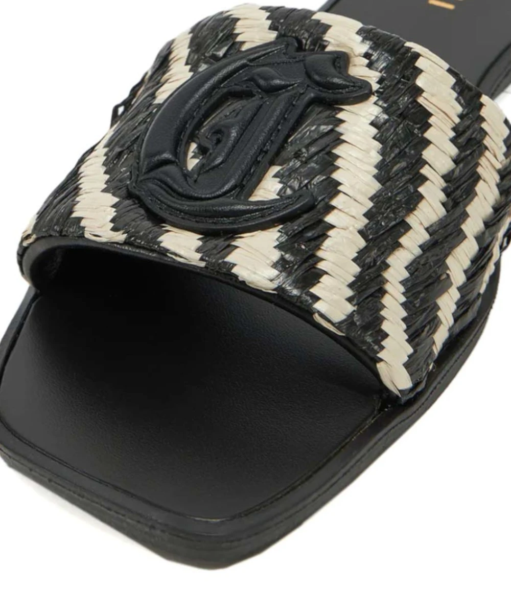 Just Cavalli Elsie Women's Flat Sandals Zebra 5