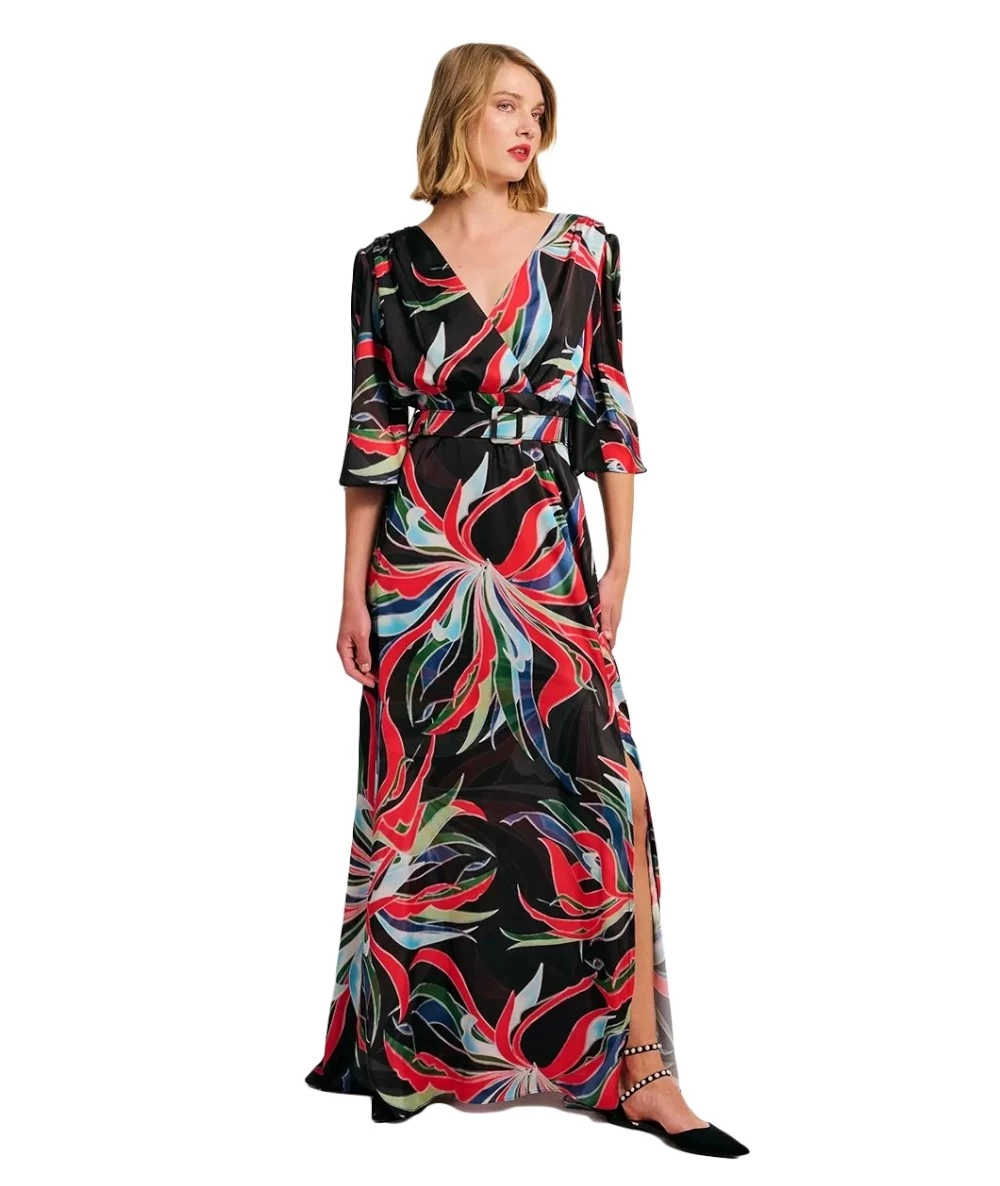 Forel Γυναικείο Εμπριμέ Φόρεμα  2