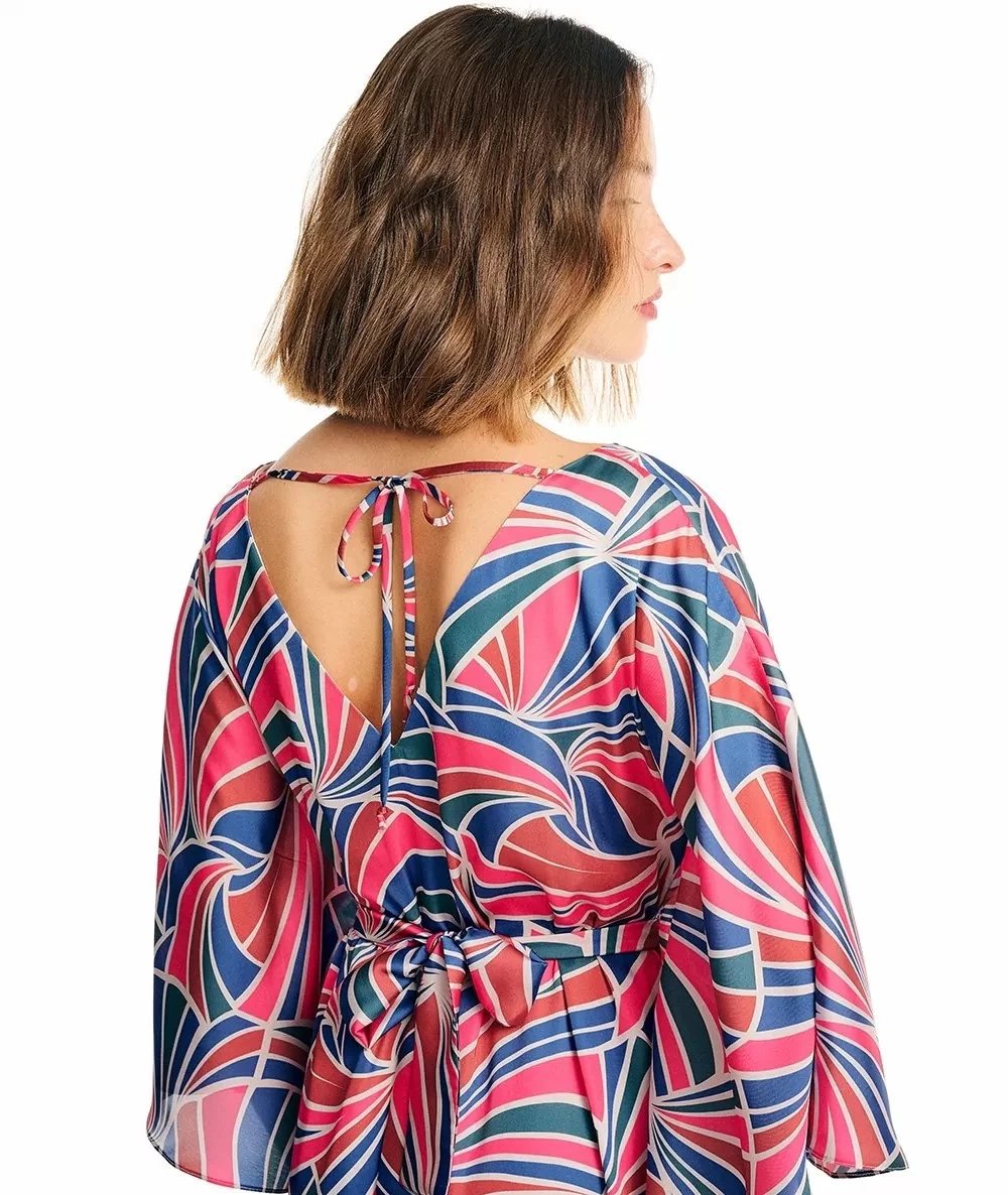 FOREL Γυναικείο Εμπριμέ Φόρεμα maxi 4