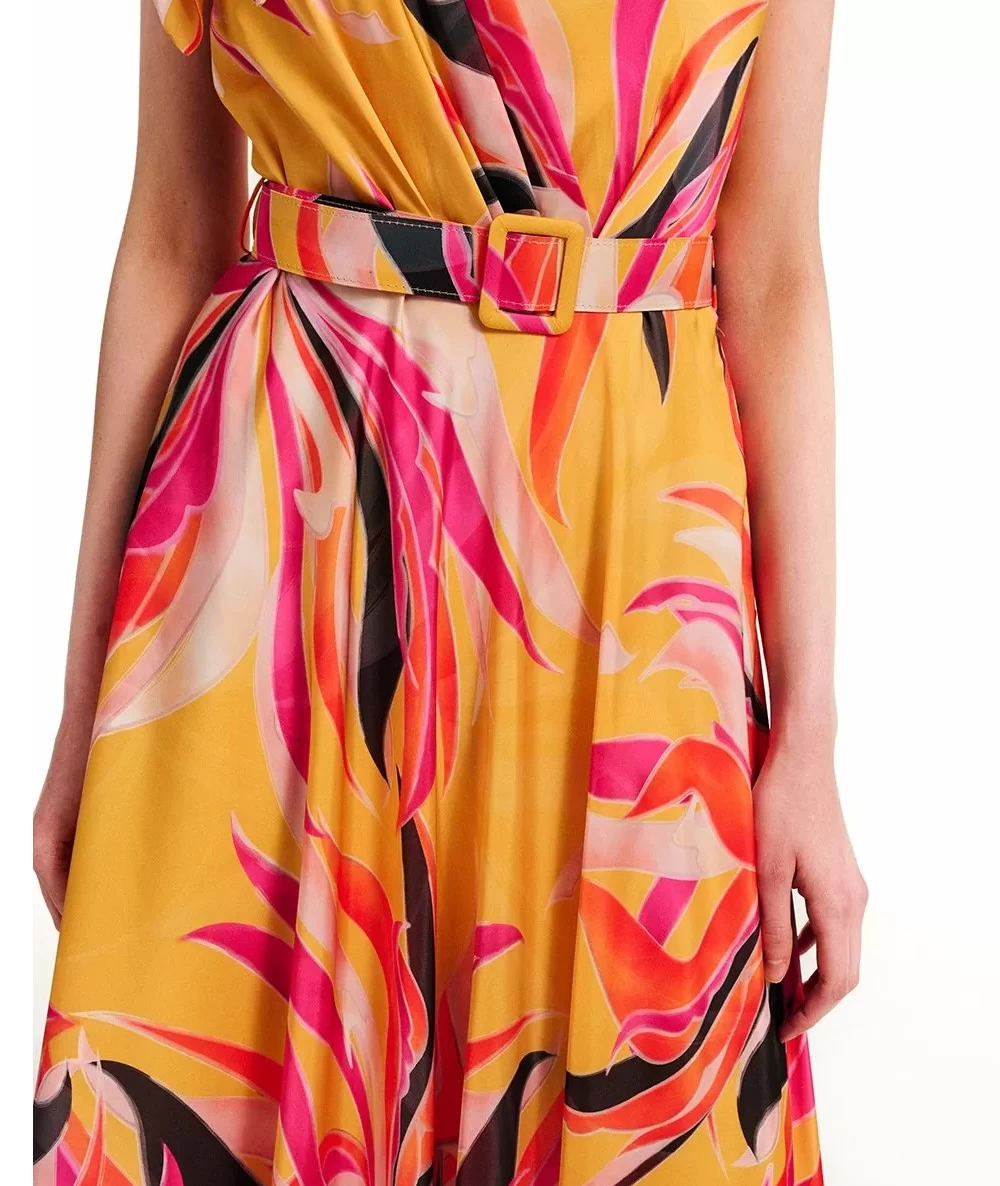 FOREL Γυναικείο Εμπριμέ Maxi Φόρεμα. 3