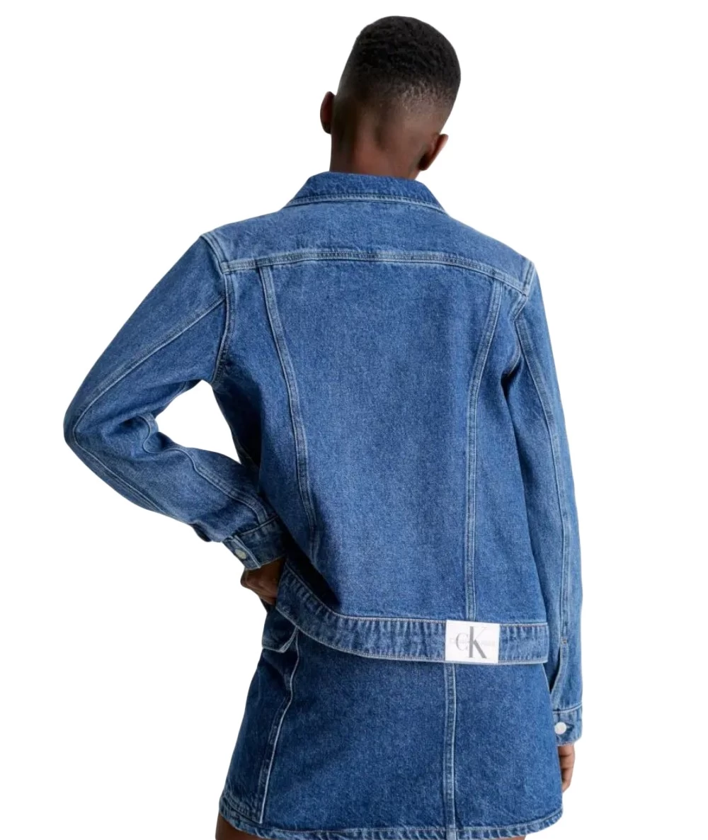 Calvin Klein Women's Short Denim Jacket. 3