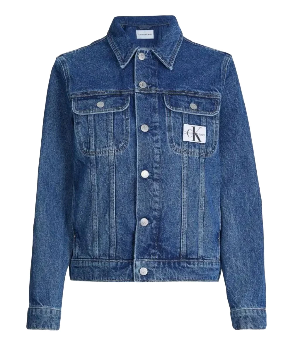 Calvin Klein Women's Short Denim Jacket. 5