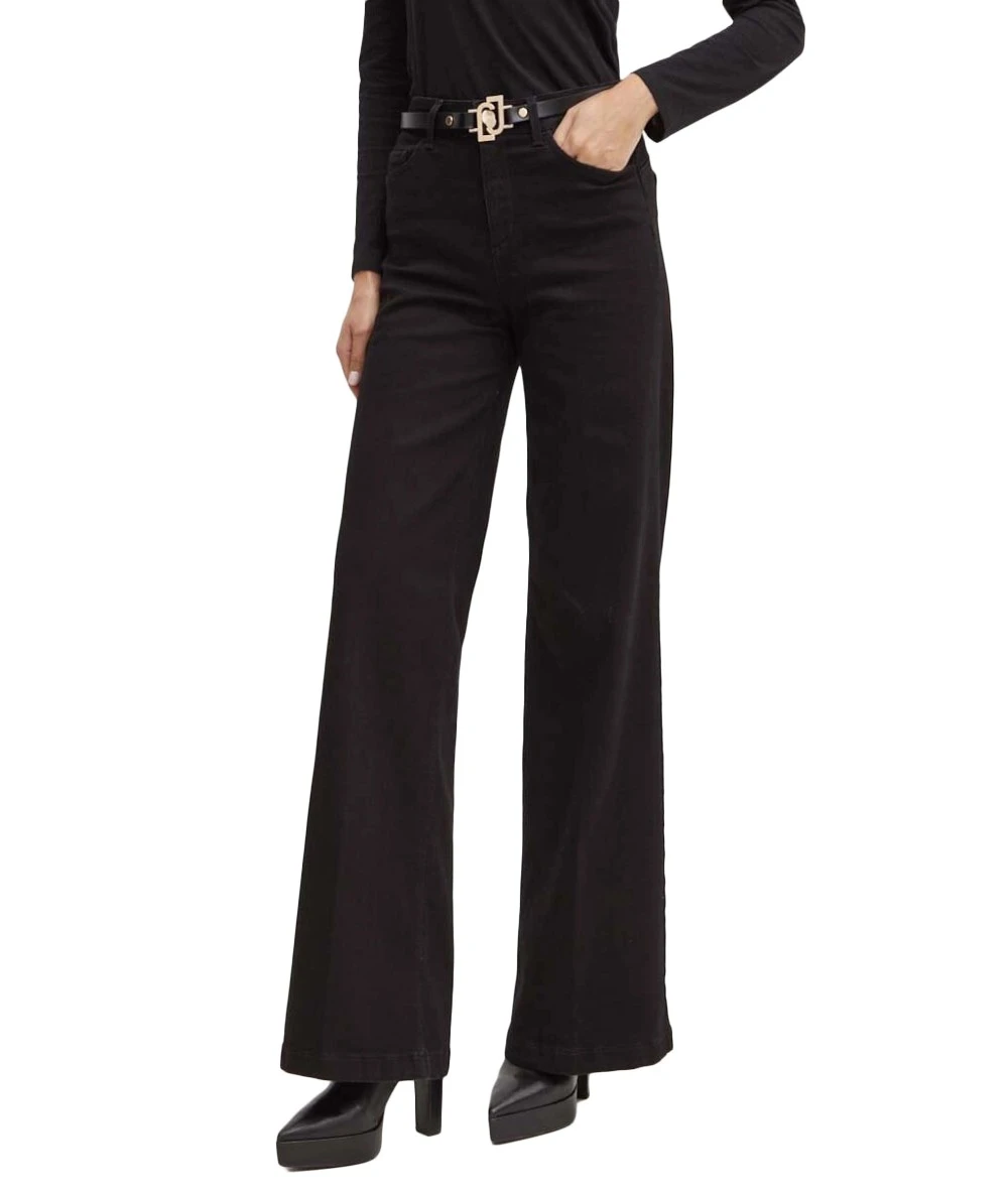 Liu Jo Γυναικείο Τζιν Παντελόνι Με Ζώνη. 1