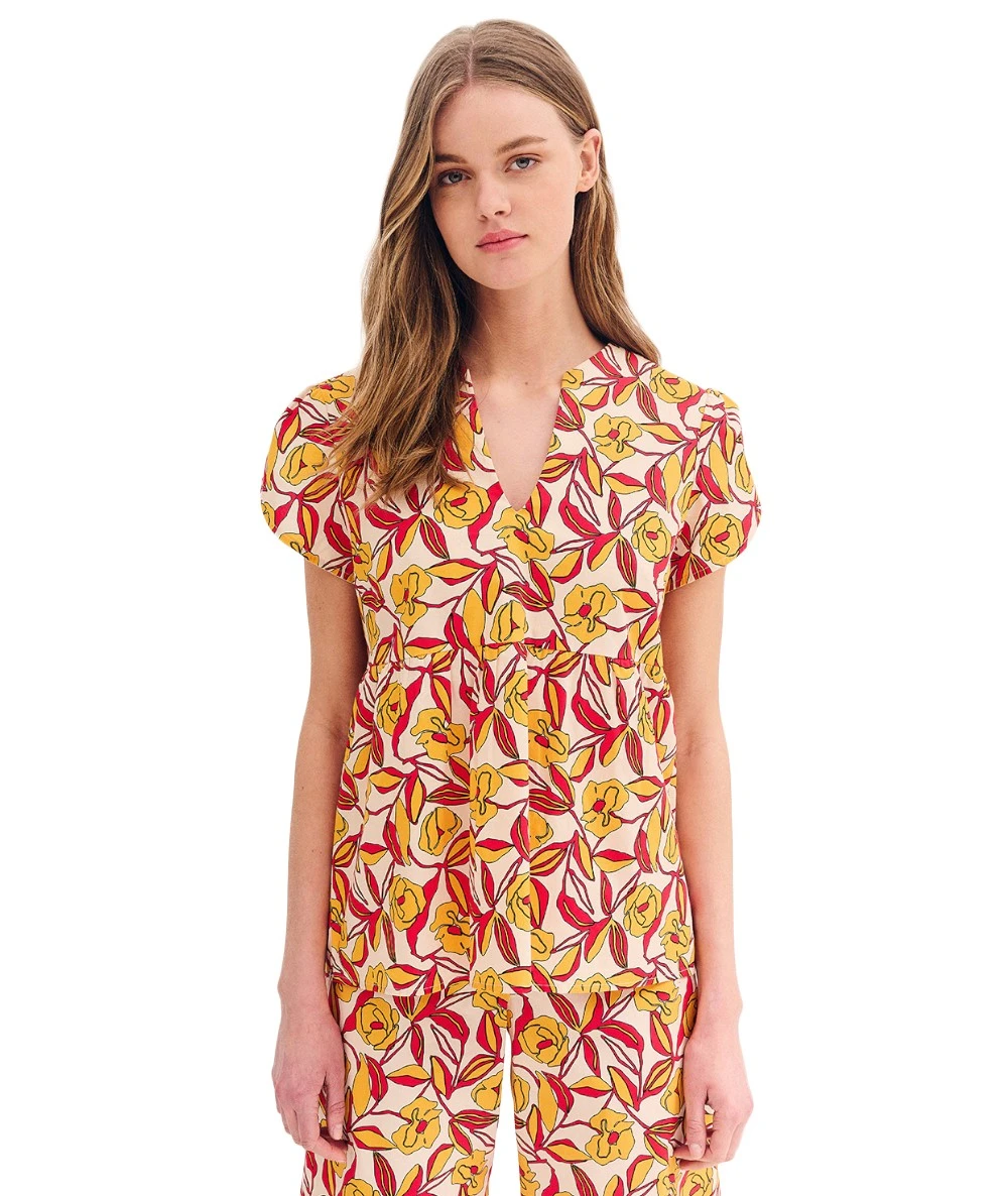 FOREL Women's printed blouse and pants set 2