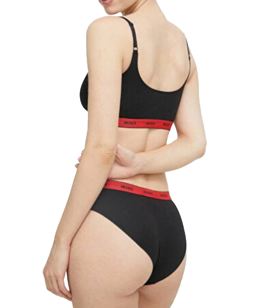 Hugo Σετ 2 τεμαχίων Γυναικείες Bralettes από ελαστικό βαμβάκι 3