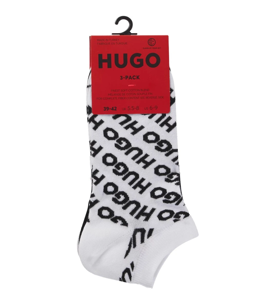 HUGO Three-pack of ankle socks in a cotton blend 1