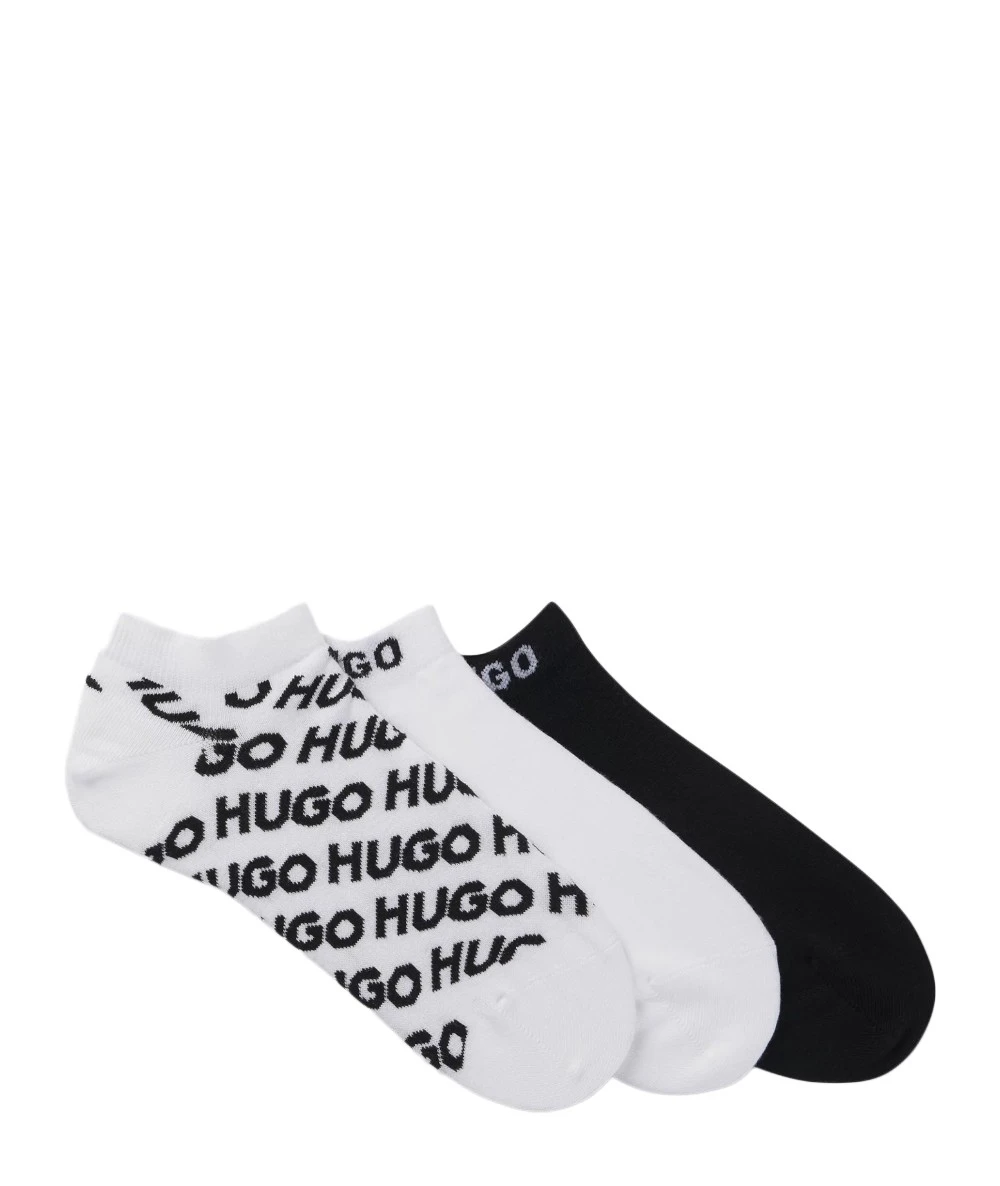 HUGO Three-pack of ankle socks in a cotton blend 2