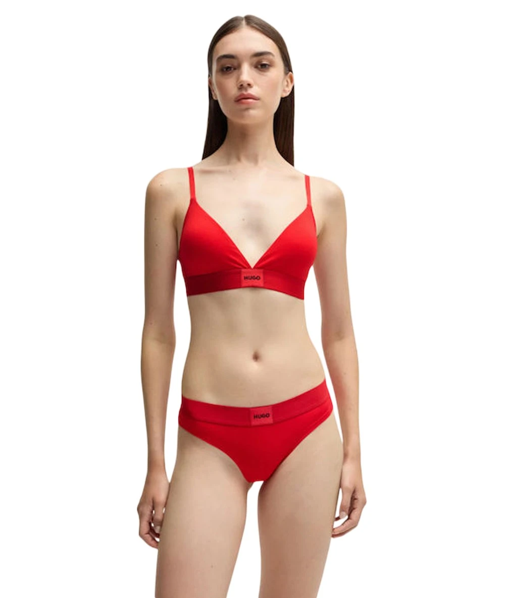Γυναικείο Εσώρουχο Hugo Triangle Red Label Bright Red 4